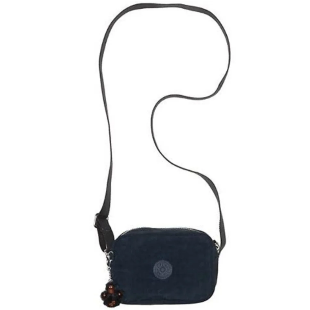 Kipling Dee II Navy Crossbody Bag with BagCharm –Excellent Condition